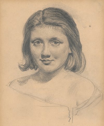 Portrait Study of a Female Model by Ivan Zabota